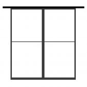 Dubbele schuifdeuren 2 vlaks