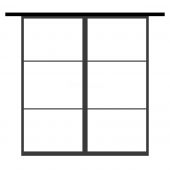 Dubbele schuifdeuren 3 vlaks