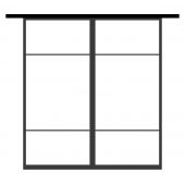 Dubbele schuifdeuren 3 vlaks XL