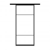 Stalen schuifdeur 3 vlaks XL