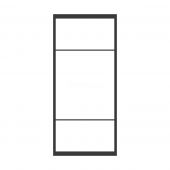 Stalen taatsdeur 3 vlaks XL